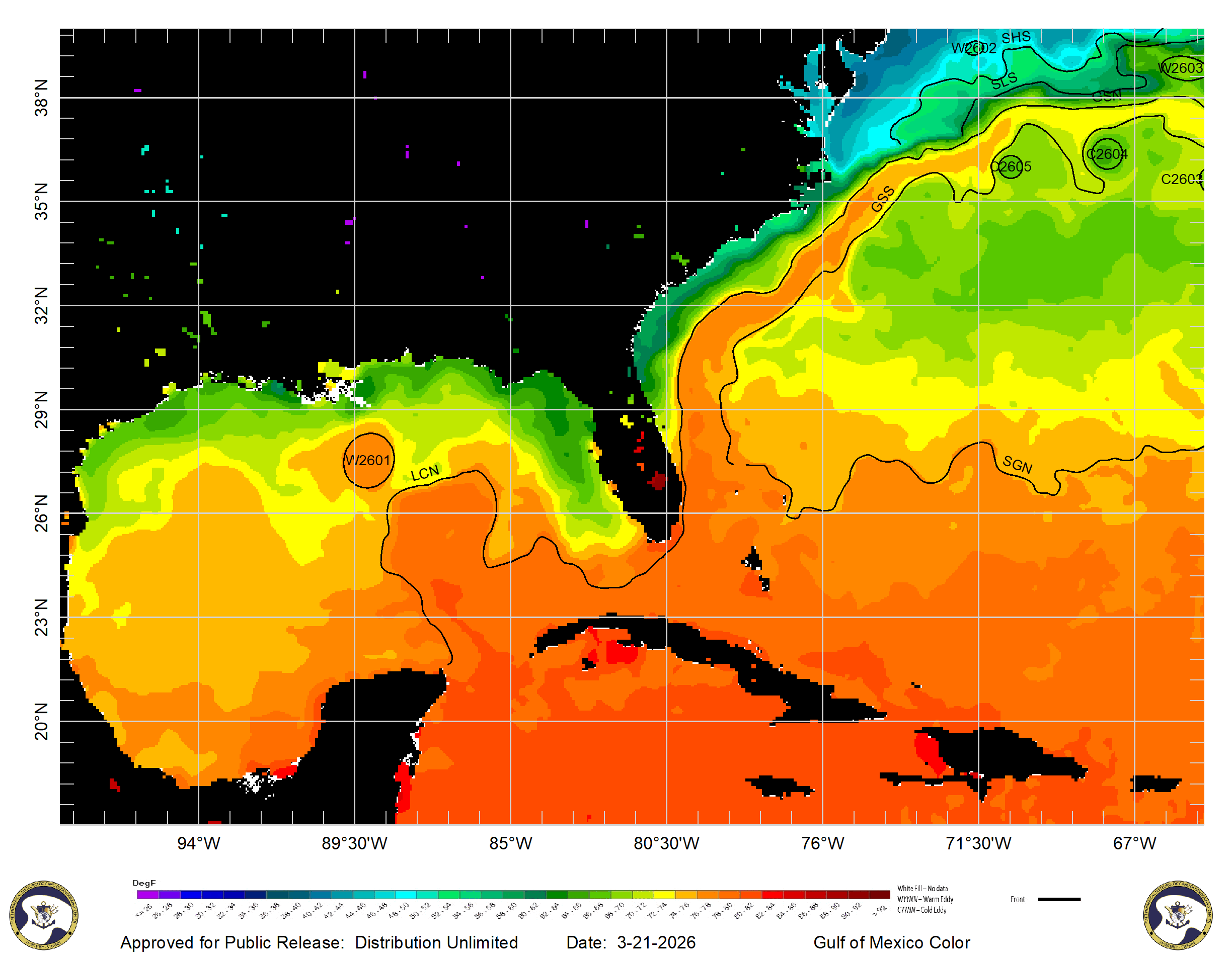 The Gulf Stream system connects the Gulf of Mexico, the Florida Straits, and the western North Atlantic, carrying heat and structure across the basin. Map showing the Gulf Stream system connecting the Gulf of Mexico, the Florida Straits, and the western North Atlantic.
